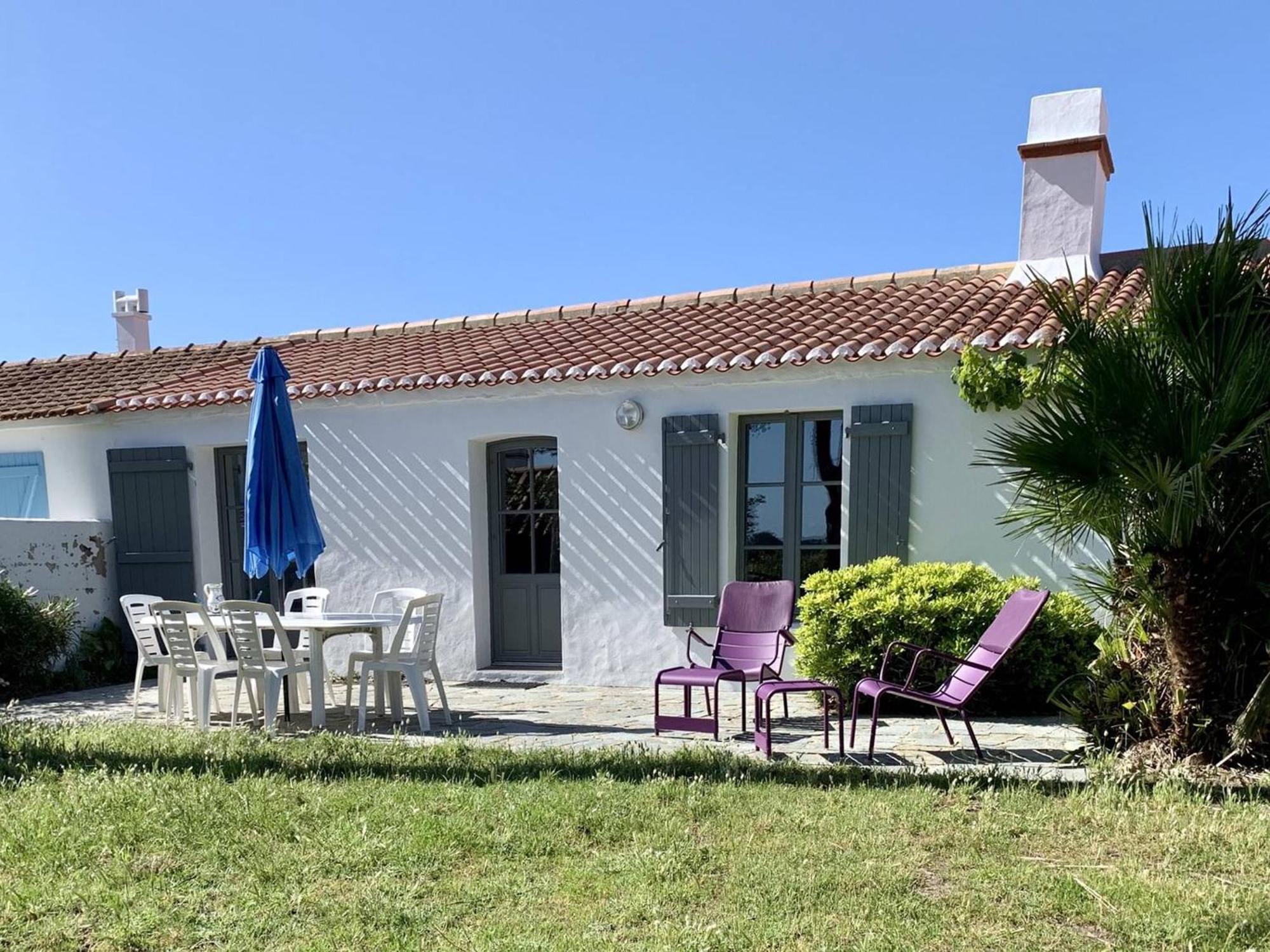 Maison Renovee Pres Plage, 6 Couchages, Terrasse, Bbq, Parking, Internet Inclus - Fr-1-224B-588 Noirmoutier-en-l'Île Exterior foto