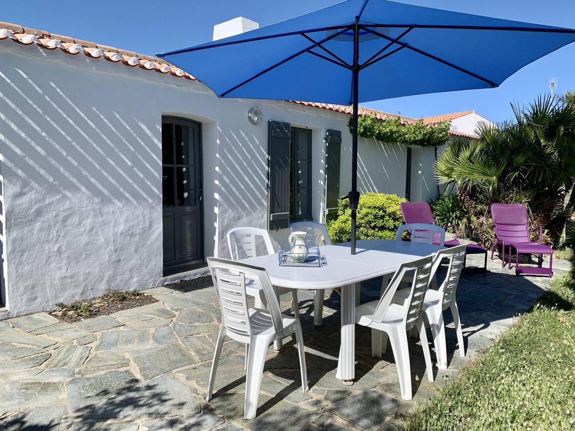 Maison Renovee Pres Plage, 6 Couchages, Terrasse, Bbq, Parking, Internet Inclus - Fr-1-224B-588 Noirmoutier-en-l'Île Exterior foto